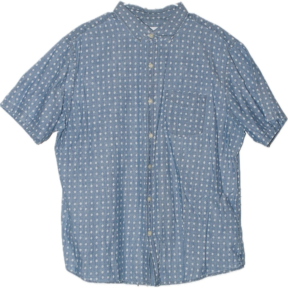 Old Navy - Short Sleeve Button Down- XL - 100% Cotton